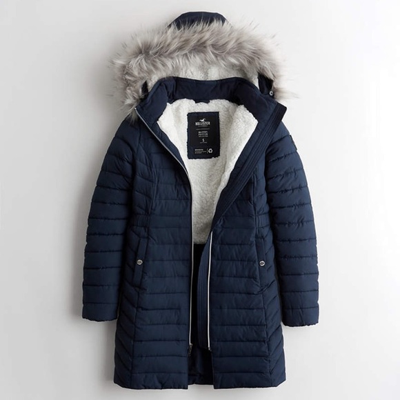 Sherpa lined puffer parka - Picture 5 of 12